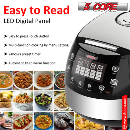 Electric Steamer, Digital Rice Pot Multi Cooker