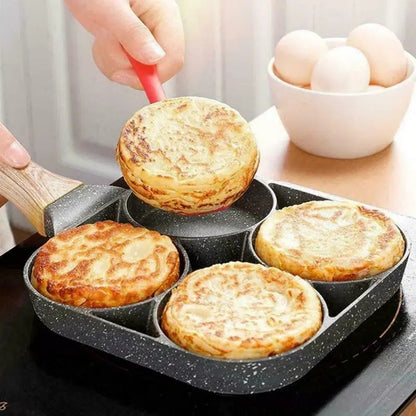 Fried Egg Hamburger Maker; Four-hole Fried Egg Pan