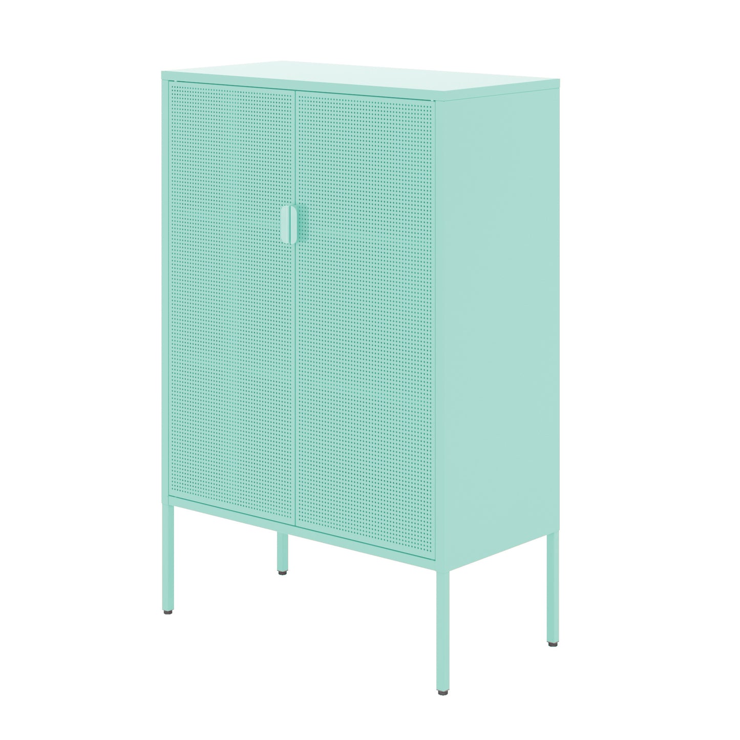 Metal Storage Locker Cabinet - Adjustable Shelves - Ventilated