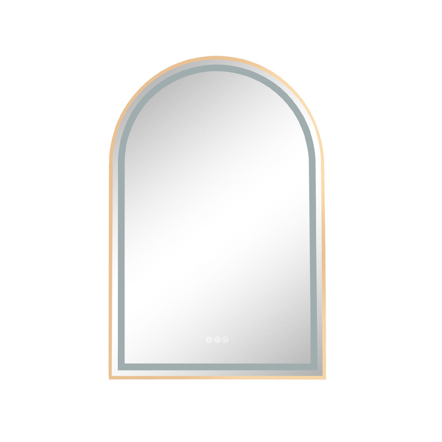 39in. W x 26in. H Oversized Rectangular Framed LED Mirror Anti-Fog Dimmable Wall Mount Bathroom Vanity Mirror Wall Mirror Kit For Gym And Dance Studio