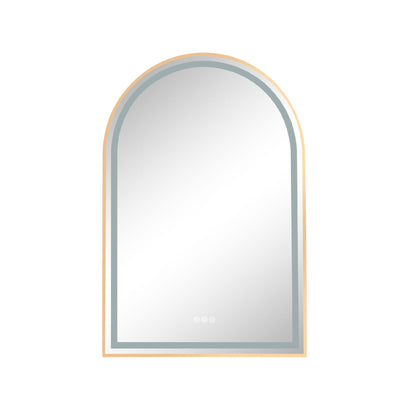 39in. W x 26in. H Oversized Rectangular Framed LED Mirror Anti-Fog Dimmable Wall Mount Bathroom Vanity Mirror Wall Mirror Kit For Gym And Dance Studio