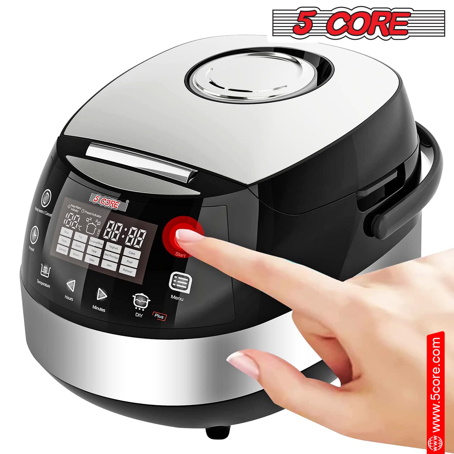 Electric Steamer, Digital Rice Pot Multi Cooker