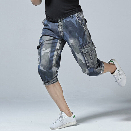 Men's Cargo Shorts with Pocket Cotton Relaxed