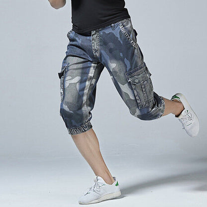 Men's Cargo Shorts with Pocket Cotton Relaxed