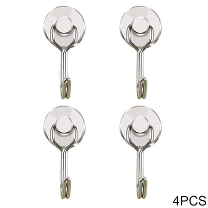 4/8/10pcs Heavy Duty Neodymium Magnet Hook