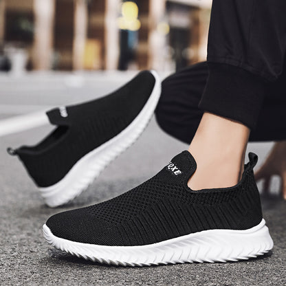 Lightweight Breathable White Fashion Casual Walking Shoes