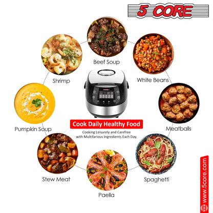 Electric Steamer, Digital Rice Pot Multi Cooker