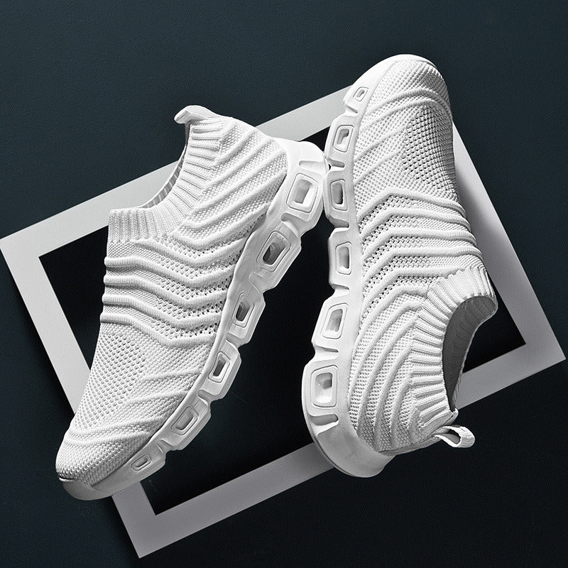 Slip-on Casual Shoes - Fly Woven Running Sneaker