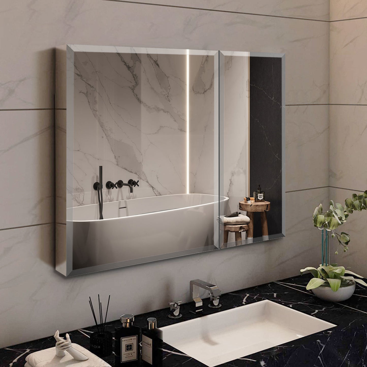 30*26-inch Medicine cabinet with Mirror