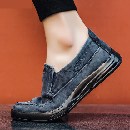Men Shoes High Quality Retro Denim Canvas Sheos Soft Comfortable Men Casual Shoes Mens Loafers Cloth Shoes Man Fashion Sneakers