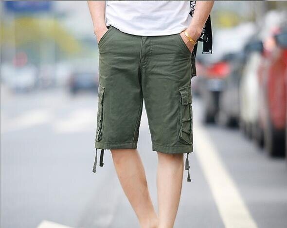 Men's Cotton Waist Cargo Shorts