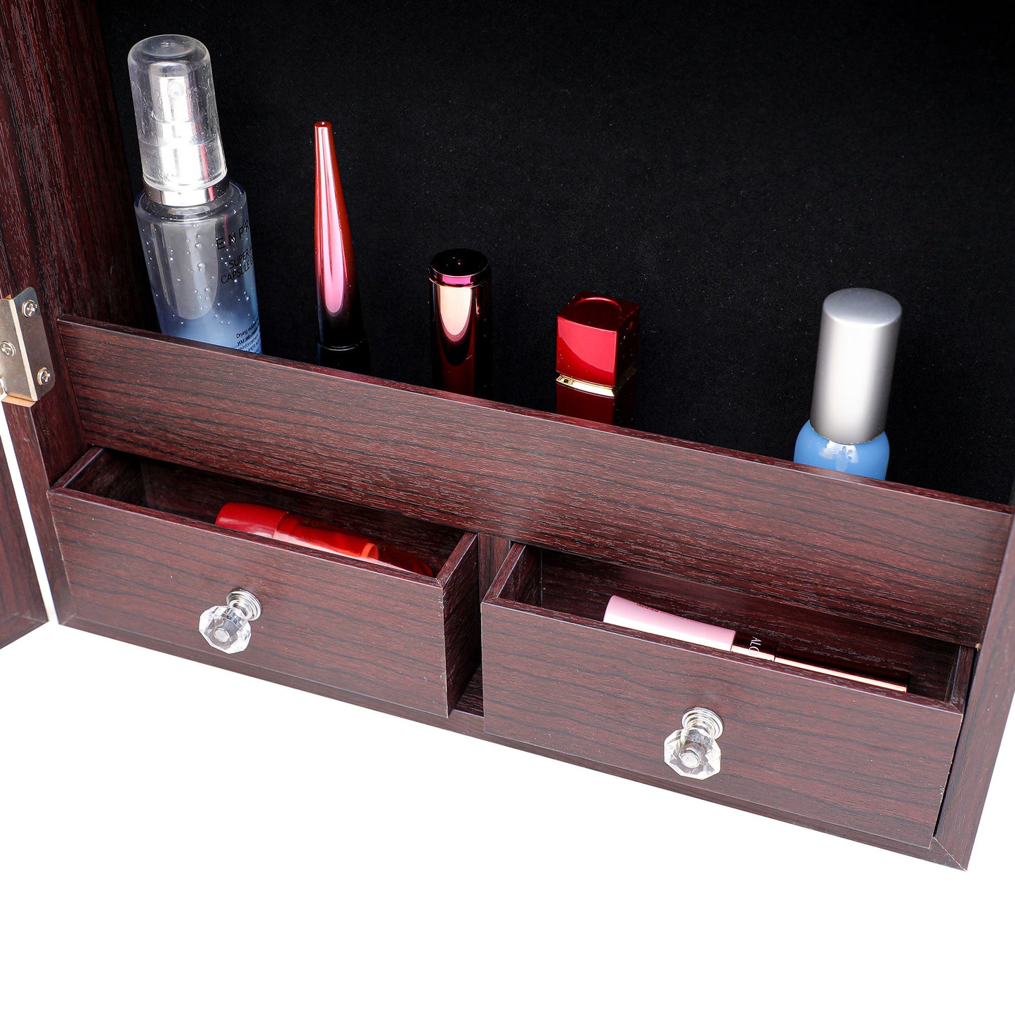 LED Jewelry Storage Mirror Cabinet