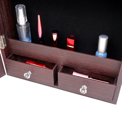 LED Jewelry Storage Mirror Cabinet