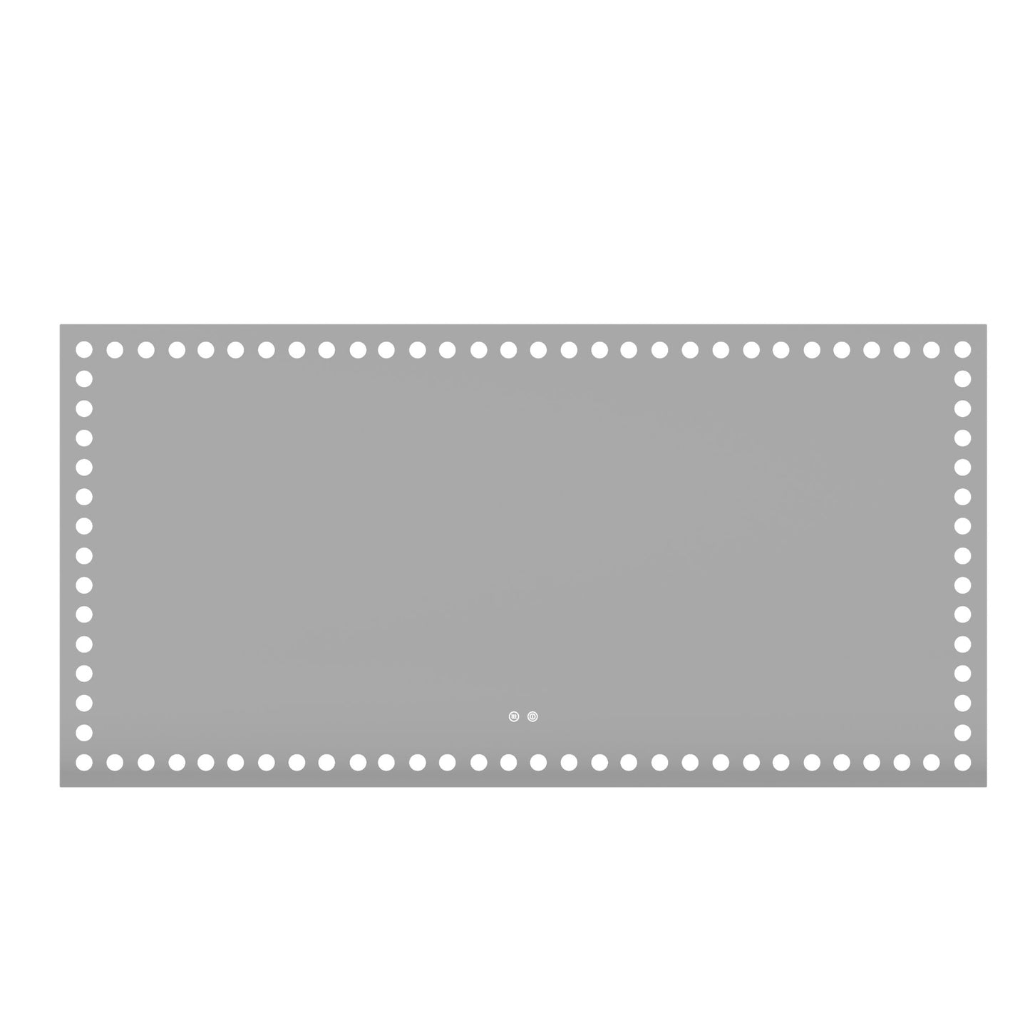 72X36 Inch Led-Lit Bathroom Mirror, Anti-Fog, Memory Rectangular Vanity Mirror