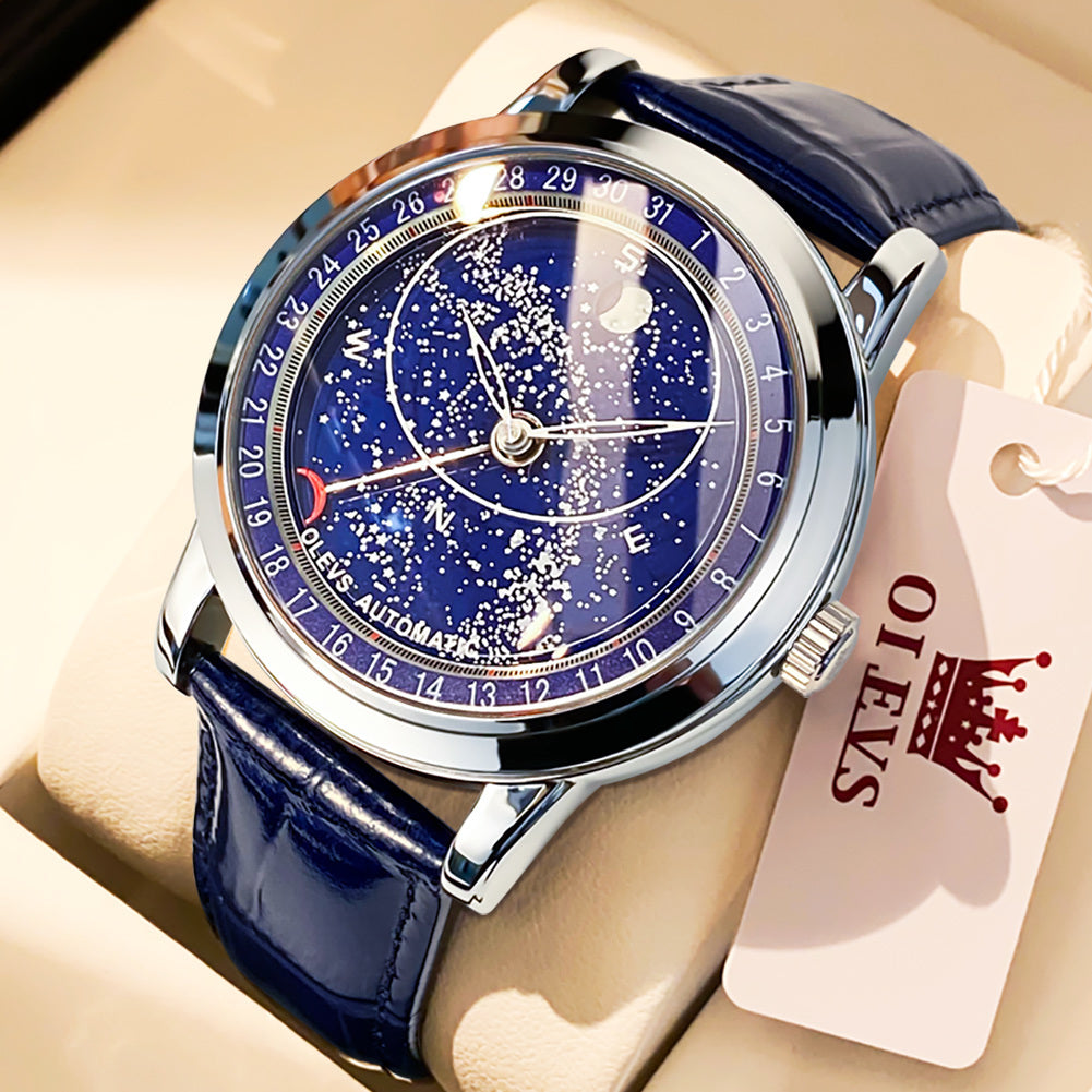 Machinery Of Starry Sky Luminous Men's Watch