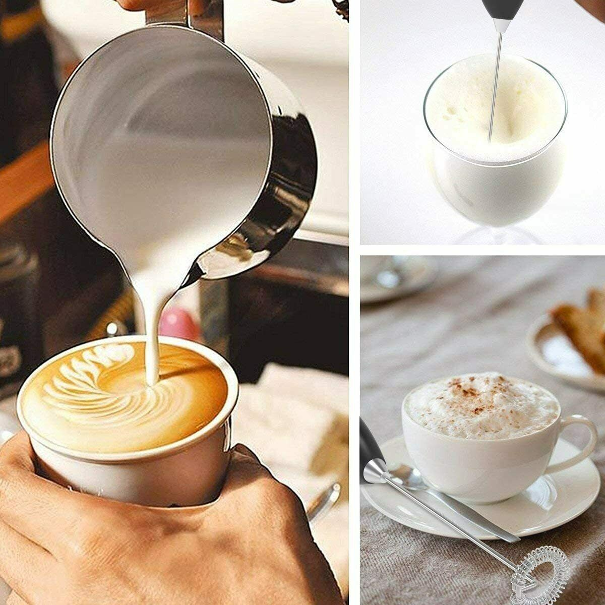 Electric Milk Frother - Foamer Whisk