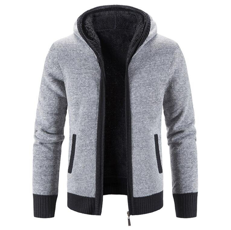 Men's Full Zip Knit Cardigan Sweaters with Pockets