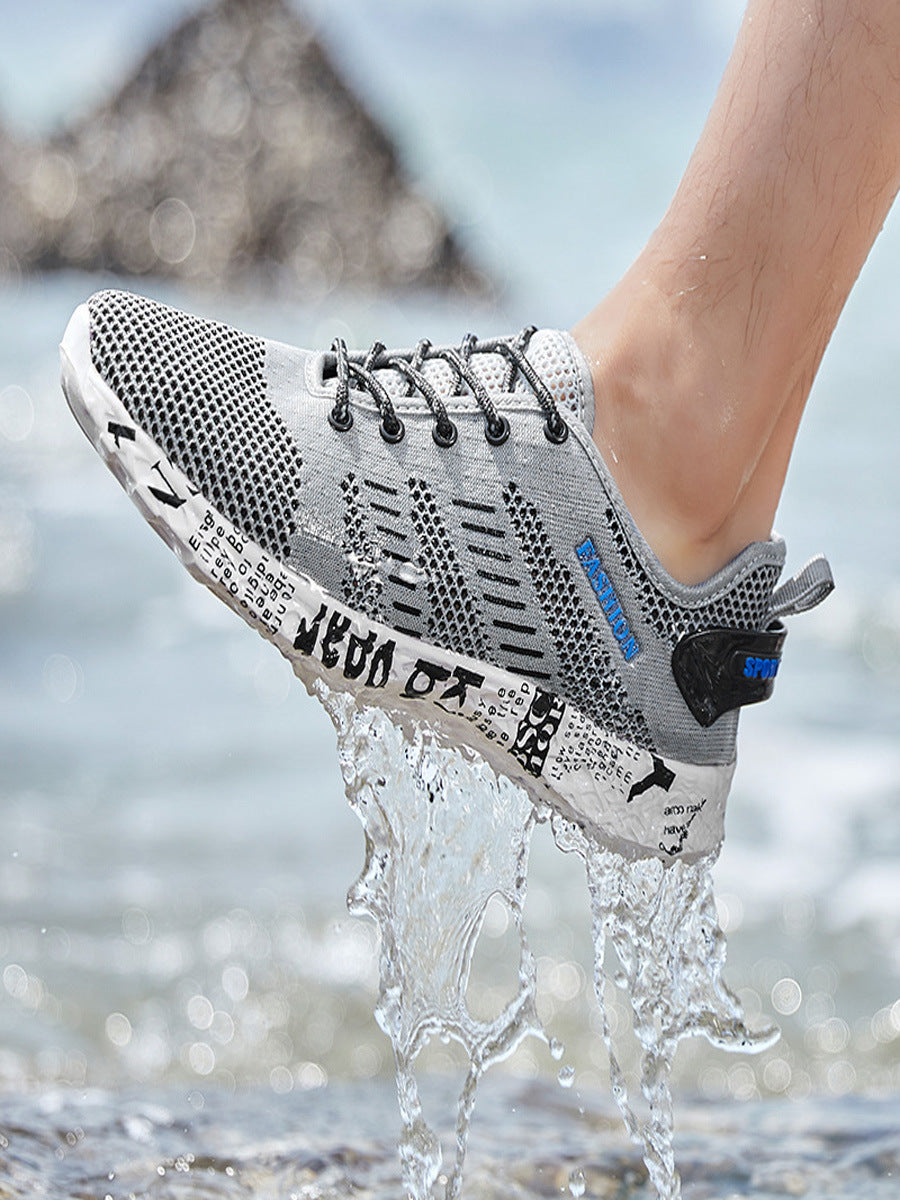 Casual Aqua Sneakers