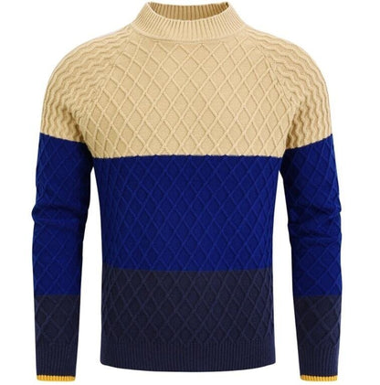 Men's Long Sleeve Pullover Slim Fit Sweater