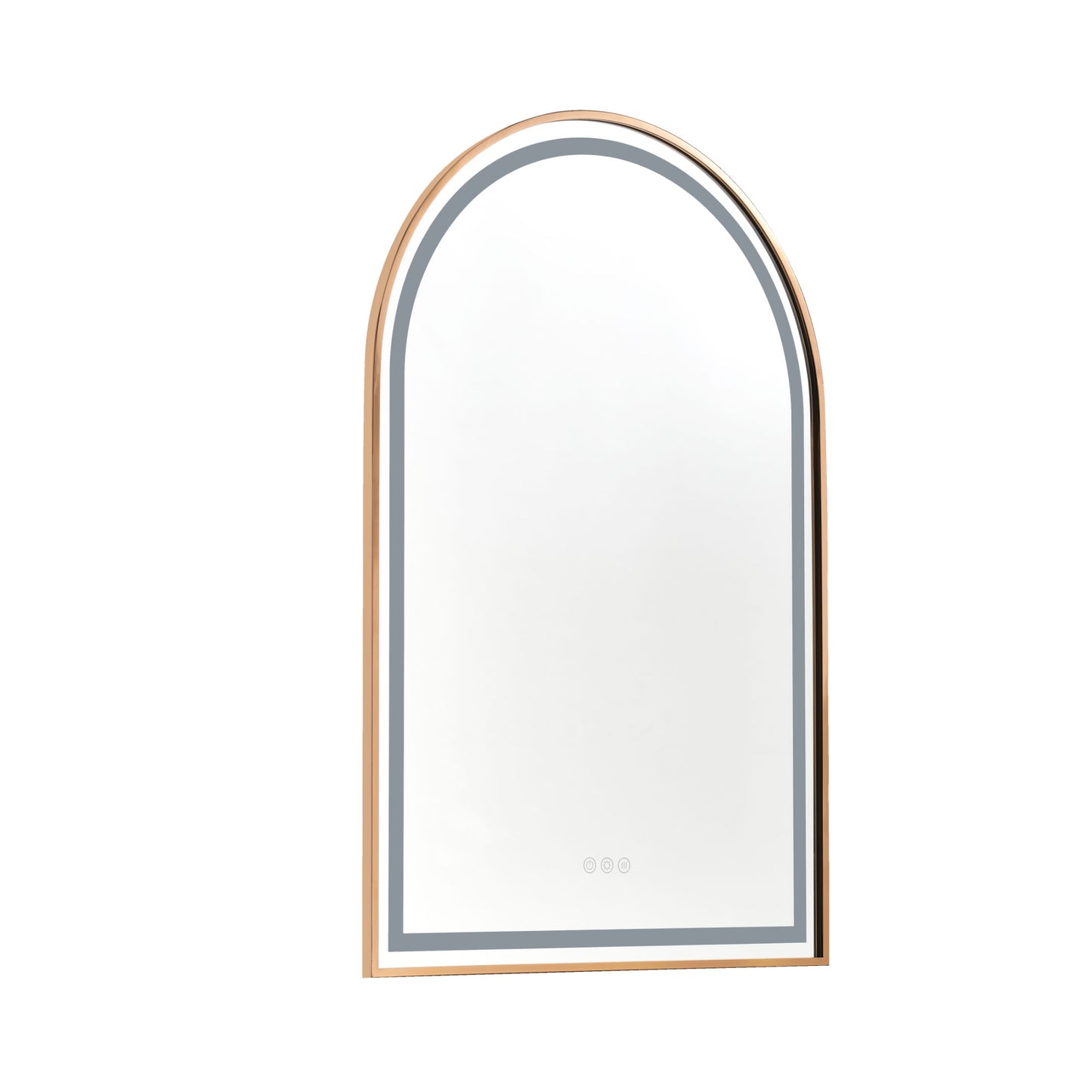 39in. W x 26in. H Oversized Rectangular Framed LED Mirror Anti-Fog Dimmable Wall Mount Bathroom Vanity Mirror Wall Mirror Kit For Gym And Dance Studio
