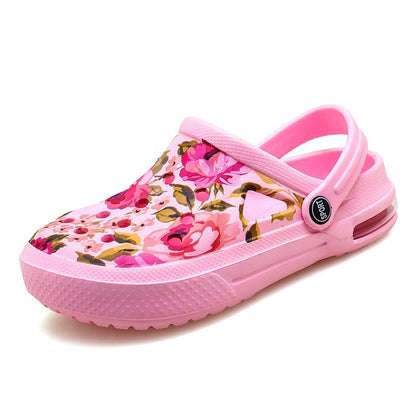 Women's Colorful Hollow Out Clogs; Lightweight Non Slip Breathable Sandals; Outdoor & Indoor Slippers