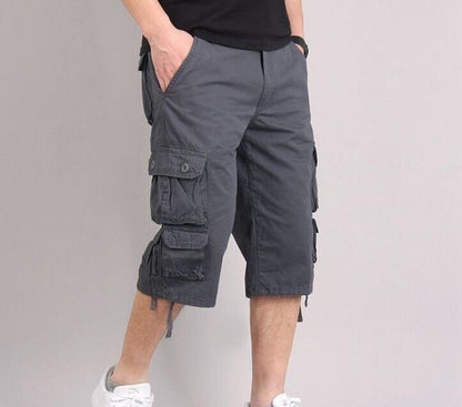 Men's Lightweight Multi Pocket Casual Cargo Shorts