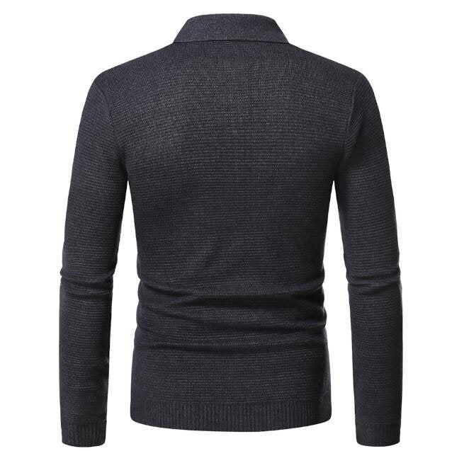 Men's knitted Cardigan Button Sweater