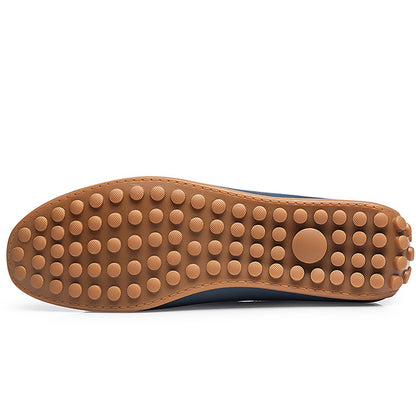 Men Boat Shoes Moccasins Leather Mens Loafers Lightweight Sneakers Italian Breathable Slip-on Driving Casual Shoes Men Size 47