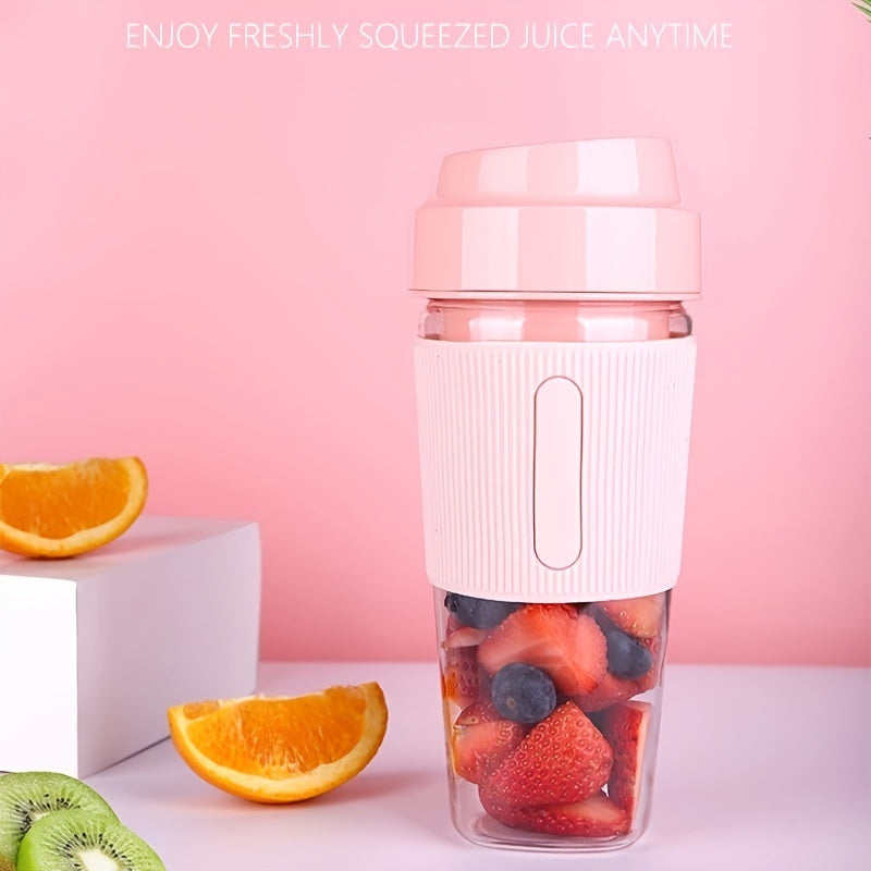 Portable Blender; One-handed Drinking Mini Blender