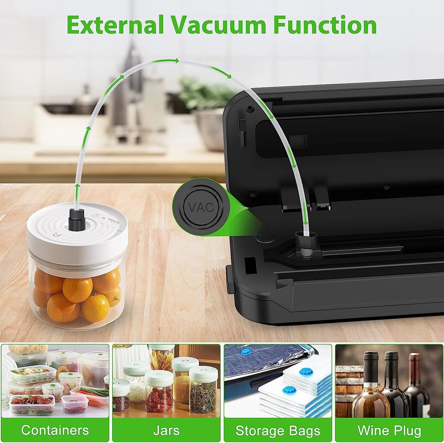 Vacuum Sealer - Built-in Cutter