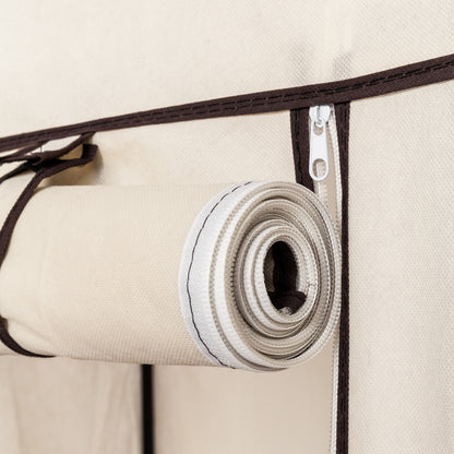 69" Portable Clothes Closet - Double Rod Storage Organizer