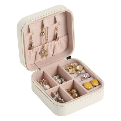 Portable Jewelry Storage Box - Leather Case