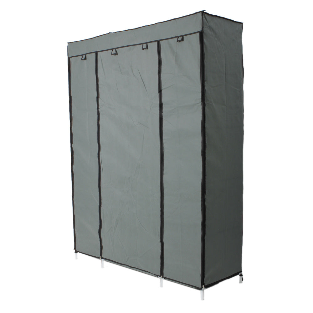 5-Layer 12-Compartment Non-woven Fabric Wardrobe Portable Closet Storage