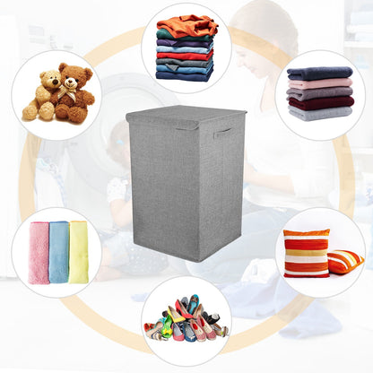 Foldable Laundry Hampers with Lid - Handles