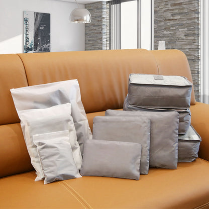 9Pc Clothes Storage Bags - Travel Luggage Organizer - Packing Cubes