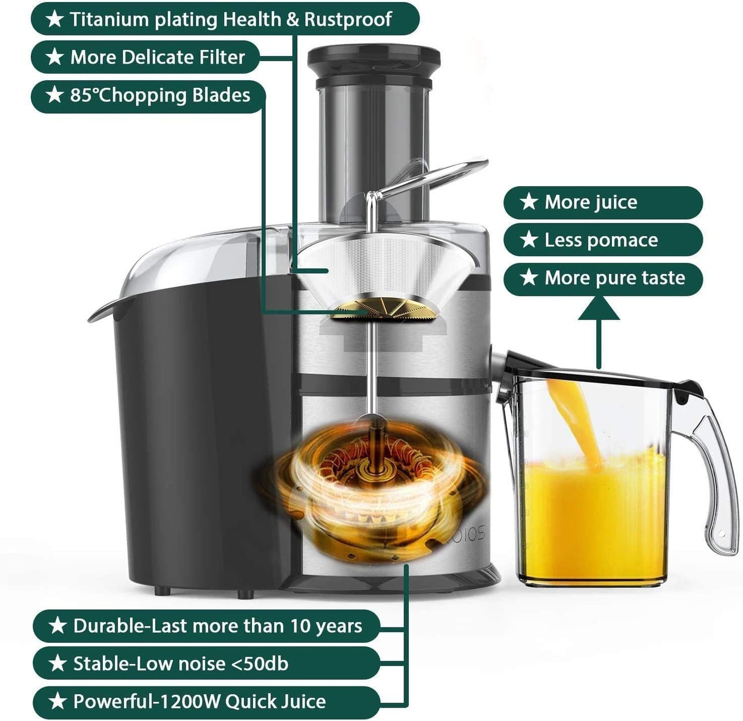 Centrifugal Juicer Machine - Juice Extractor
