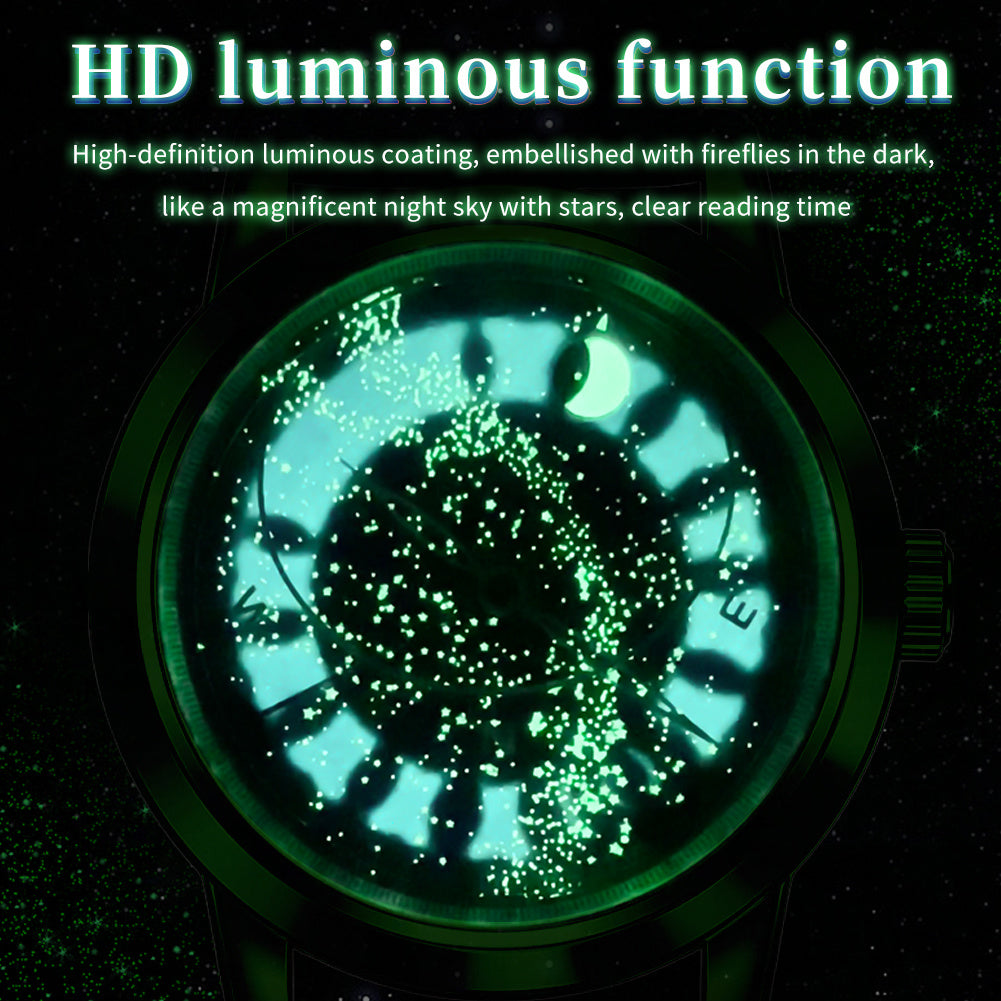 Machinery Of Starry Sky Luminous Men's Watch