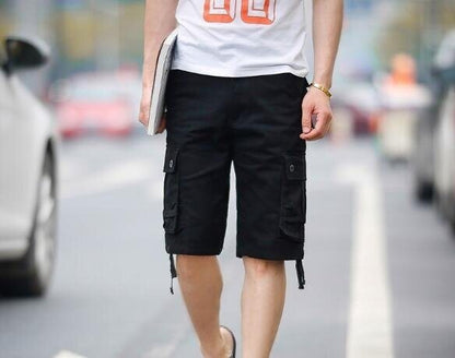 Men's Cotton Waist Cargo Shorts