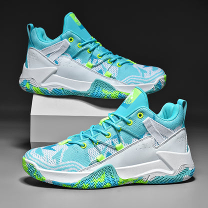 Men's Street Basketball Shoes - Breathable - Wear-Resistant
