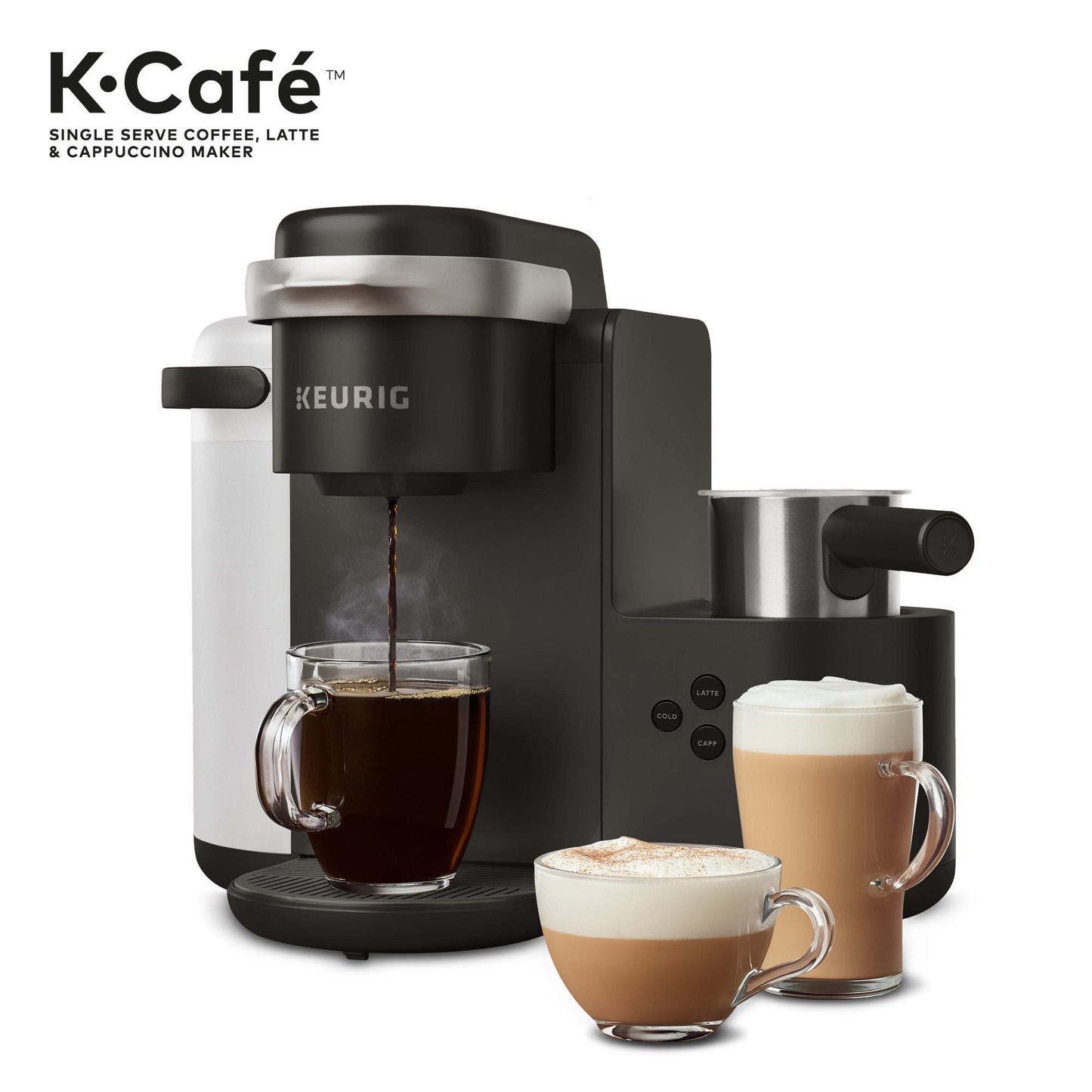 K-Cafe Single Serve K-Cup Coffee, Latte and Cappuccino Maker