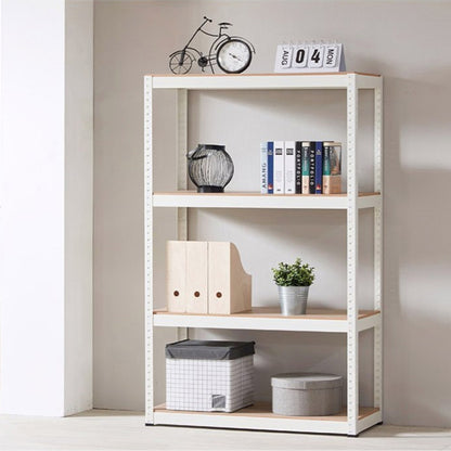4 Tier Adjustable Garage Storage Shelving - Heavy Duty Metal Storage Utility Rack