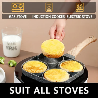 Fried Egg Hamburger Maker; Four-hole Fried Egg Pan