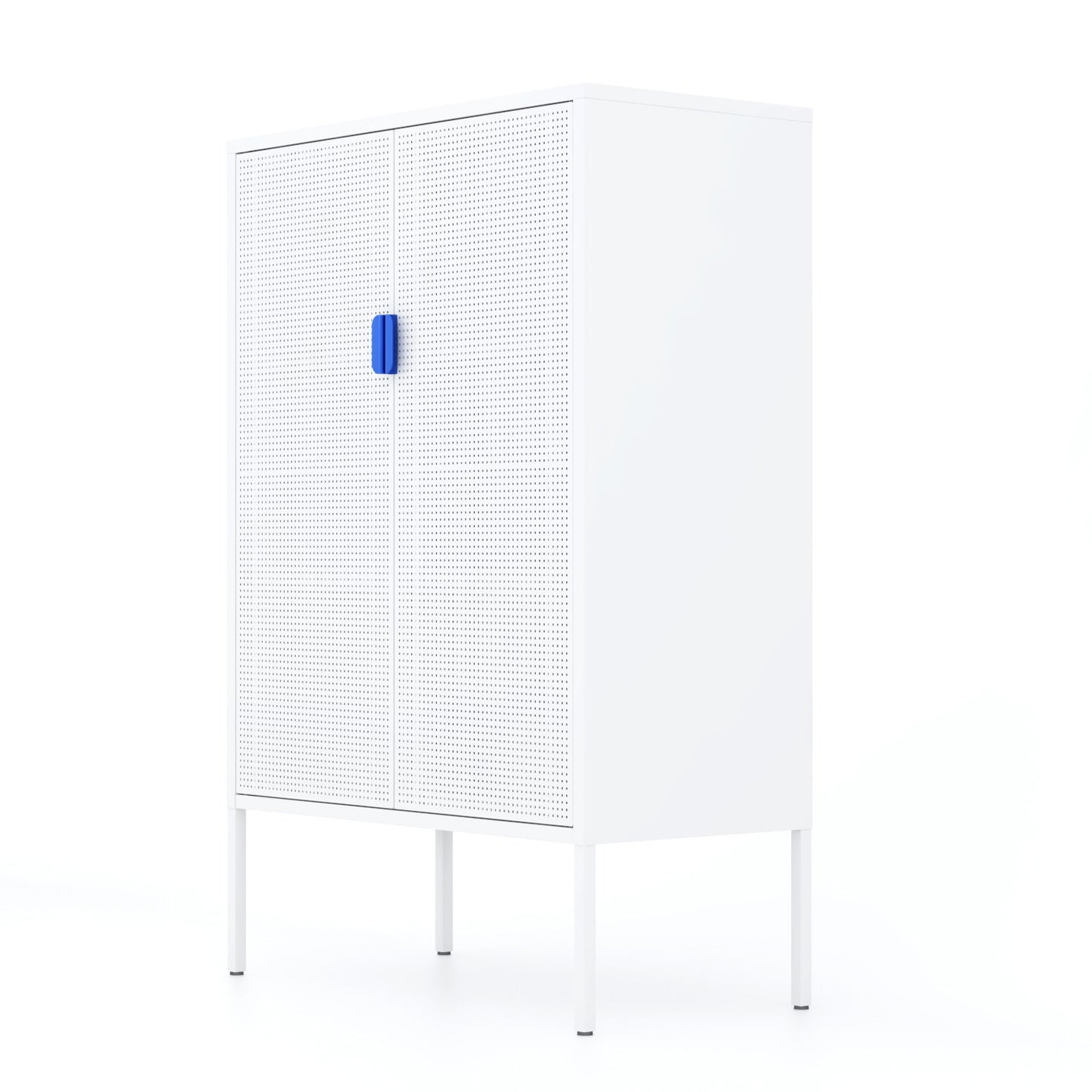 Metal Storage Locker Cabinet - Adjustable Shelves - Ventilated
