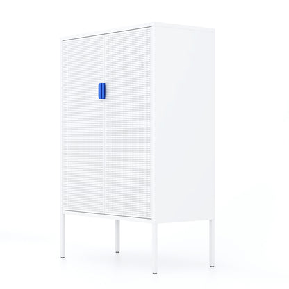 Metal Storage Locker Cabinet - Adjustable Shelves - Ventilated