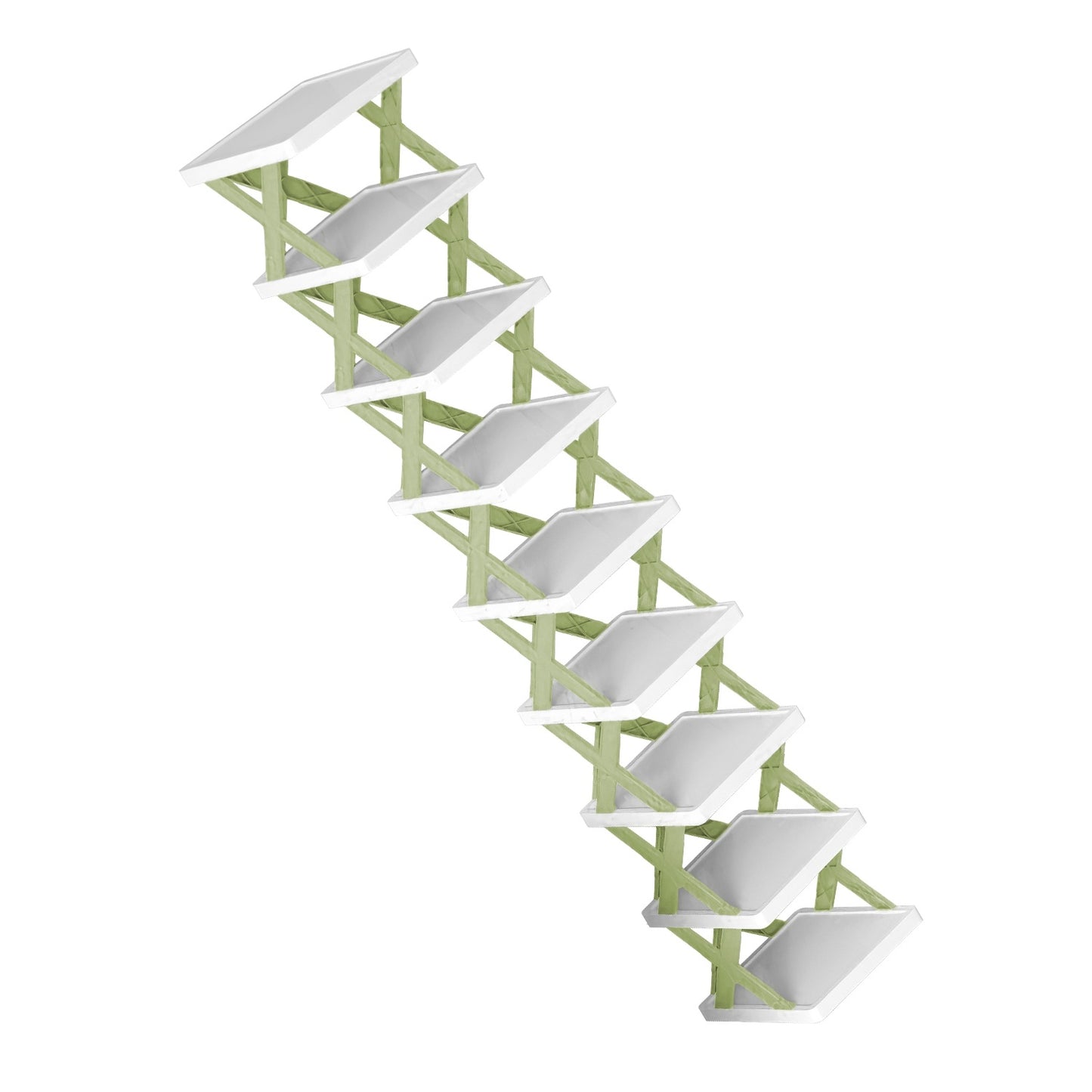 9 Tier Narrow Vertical Shoe Organizer