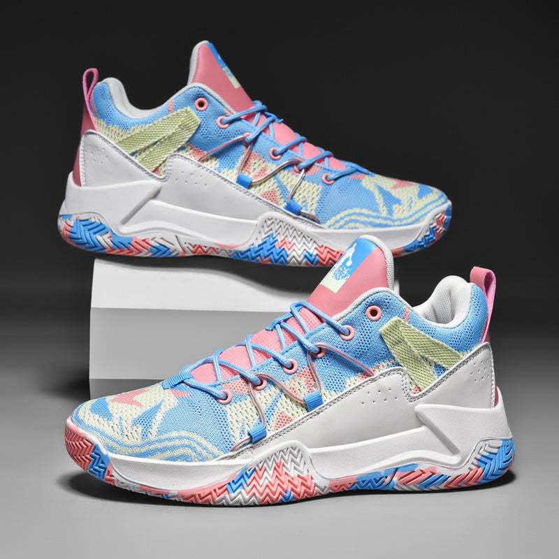 Men's Street Basketball Shoes - Breathable - Wear-Resistant