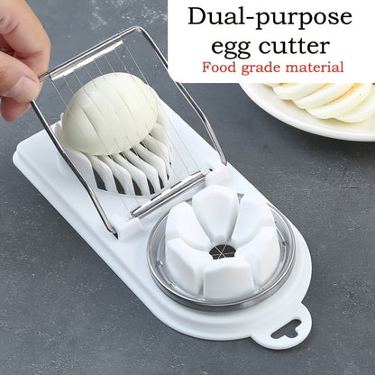 Multifunctional Egg Cutter - Slicer for Hard Boiled Eggs