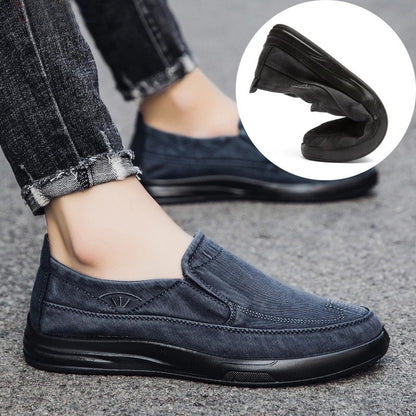 Men Shoes High Quality Retro Denim Canvas Sheos Soft Comfortable Men Casual Shoes Mens Loafers Cloth Shoes Man Fashion Sneakers