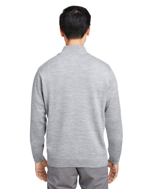 Unisex Pilbloc™ Quarter-Zip Sweater - BLACK - XS