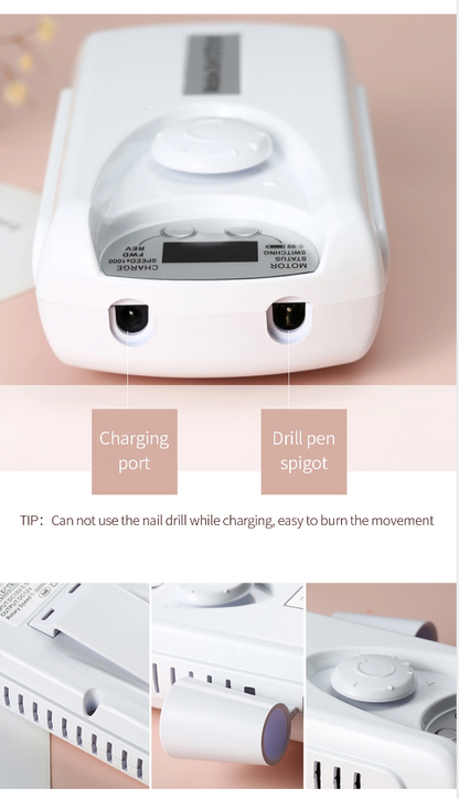 Portable Electric Professional File Kit
